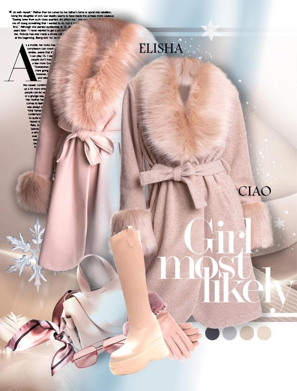 Elisha & Ciao szövetkabátok 2025 F/W