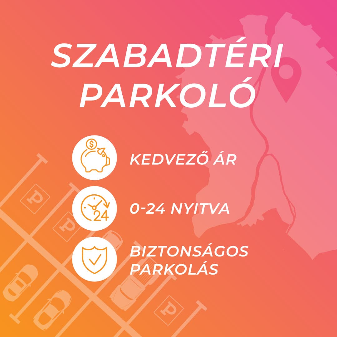 Parkolj kedvezményesen a belváros közelében